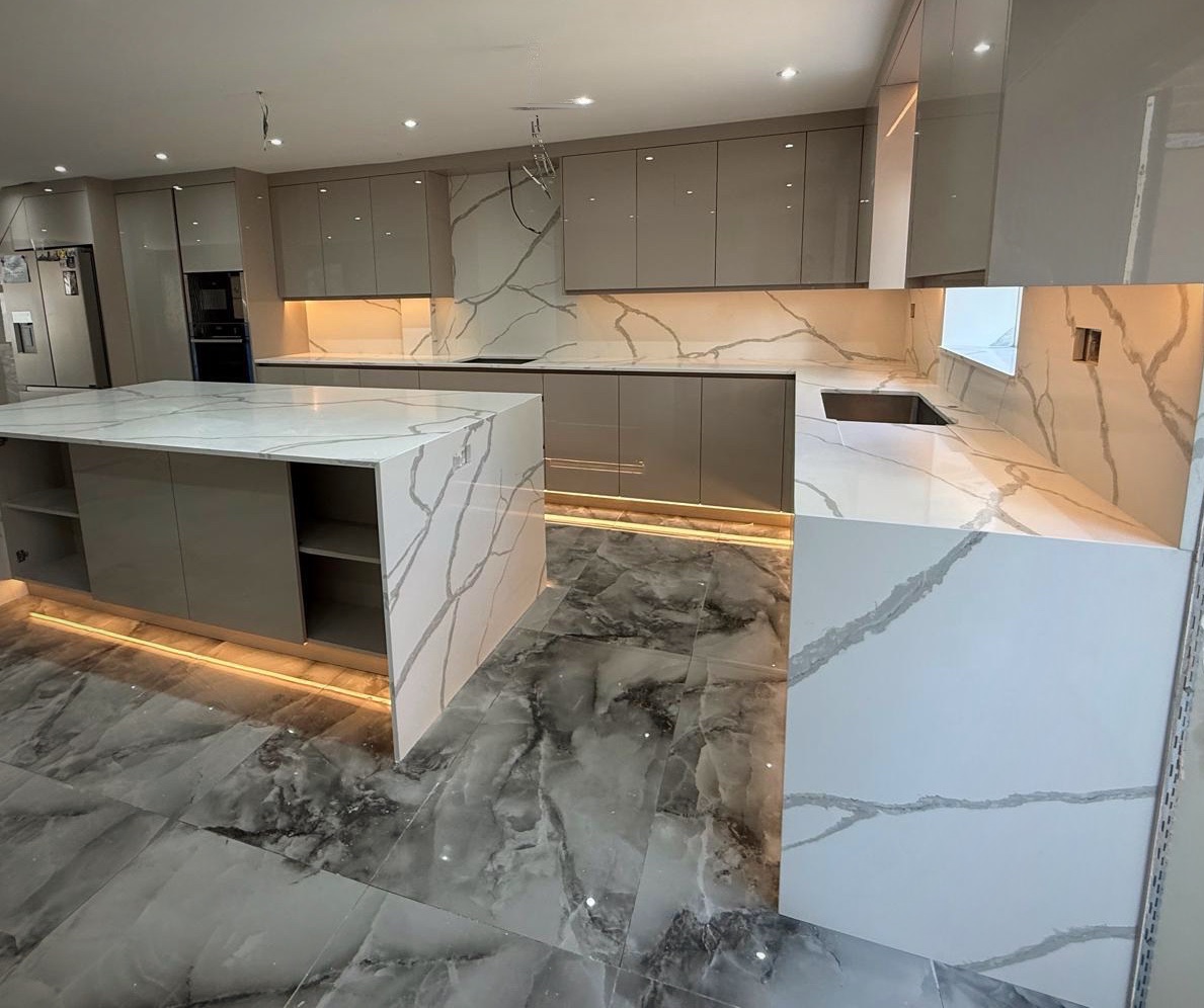 Worktops fabricated and fitted by Nobile Stone